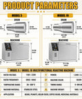 Product parameters for Game Changing Electric Drum Roaster Built To Handle Coffee Beans Peanuts And Grains Without Breaking A Sweat.