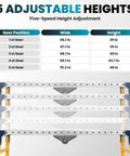 Shop Grade Welding Table With 5 Level Adjustable Height And 1100 Lb Capacity Carbon Steel Work Bench height adjustment chart.
