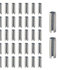 Top Shelf 100 Piece M1.5 X 8mm Slotted Spring Pins Crafted From Hella Solid 304 Stainless Steel, 1.5mm dia, 8mm length.