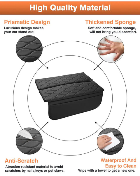 Mazda CX 90 Center Console Armrest Cover Custom Fit For 2024 2025 2026 Leather Look Arm Rest Cushion Pad Protector Anti Scratch No Wrinkles Easy Install