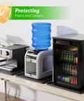 Non Slip Silicone Mat For Mini Fridges And Appliances 19.7x19.7x0.5 Inch Spill Proof Drip Prevention under coffee machine and fridge