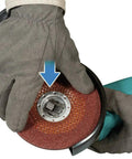 Pro Grade Cordless Angle Grinder Featuring Brushless Motor And Rapid Disc Swap System Built Heavy Duty to Slash Through Metals Fast, quick disc replacement.