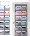 Over The Door Pocket Organizer With 12 Roomy Mesh Pockets And Heavy Duty Hooks Stores Hoodies Shoes Keeps Your Room Clean Without The Hassle Maxes Out Your Storage Game A Slick Space Saving Setup.