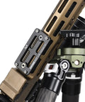 Arca Dovetail Rail For M-LOK System Quick Release Tripod Mount Adapter attached to M-LOK hand guard