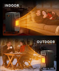 18000 BTU Propane Heater For Indoor And Outdoor Use, 3 Adjustable Heat Settings, Portable Space Heater with safety features