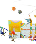 Balancing Bird And 4-In-1 Space Mobile STEM Kit For 3D Pens, two physics projects, guide, parts and samples