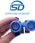 Model-Specific Clothes Washer Water Inlet Valve Replacement With NTC Thermistor, Not Universal, shown held in hand