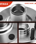 Close-up of 2 Pack Front Wheel Hub Assembly 5 Lug Kit For Toyota Camry 1992 To 2003 with visible wheel bearing components