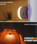 Rechargeable Go To Camping Lantern With 6400mAh Battery used hands-free on wall and in tent light during camping trip.