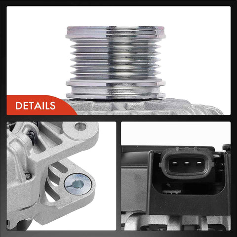 Alternator For Nissan Sentra 2013 To 2019 1.8L 12V 110A With Six Groove Clutch Pulley Clockwise Rotation Replace FG12T039 2611855B details