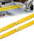 Throat Insert Plate For 12 Inch Sliding Compound Miter Saw Table, Precision Fit, Reduces Sawdust Buildup, Durable Yellow Replacement Plate, Compatible With MS1290LZA And MS1290LZ1