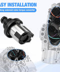 Subaru Transmission Torque Converter Clutch Solenoid 3 Ohm To 3.5 Ohm Replacement For Lineartronic CVT TR580 TR690 Fits Forester Crosstrek Outback Legacy Impreza 31825AA050 31825AA051 31825AA052 installed in CVT valve body