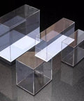 Clear Acrylic Display Case For 75331 Razor Crown Airship Model, Dustproof Box Compatible With Lego 75331 on black surface.