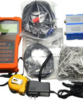 Portable Handheld Ultrasonic Liquid Flow Meter For Copper And PVC Pipes DN50-700mm Clamp-On Digital Water Flowmeter with accessories