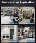 Beast Mode 8000LM Motion Sensor Garage Light With 360 Degree Detection And 3 Switch Modes 6500K for various room uses