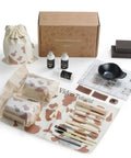 Air Dry Clay Kit For Adults With Complete Tool Set For Home Pottery Craft, Easy For Beginners To Pros displayed with tools and materials
