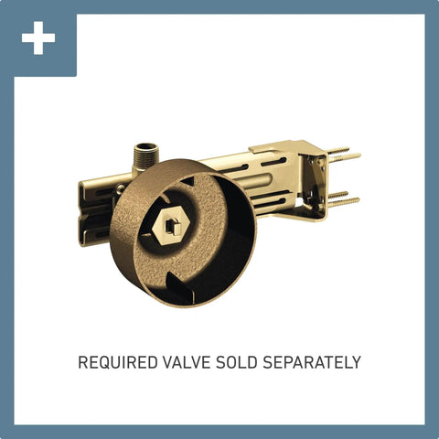 Close-up of S1300 valve needed for Mosaic Square Two Function Body Spray in Chrome Finish, essential for shower upgrade