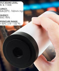 Hand holding Easy To Use Sound Level Calibrator For Decibel Meters And Microphones With 94dB And 114dB Output Levels
