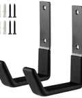 Beefy Heavy Duty Wall Mount Hooks Set For Garage And Garden, Utility And Tool Organizer, Steel U Hooks Hose Hanger, 2 Pack Small