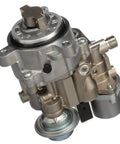 Factory Spec Heavy Duty Frame Mounted Mechanical Fuel Pump Hm10024 With Full Gasket Kit straight view showcasing metal construction and design for engine use.