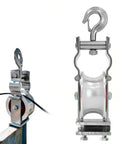 Beefy Heavy Duty Cable Pulley With Dual Mounting Options For Wire Pulling And 1500MCM Cables Cable Puller Sheave Installation Tool