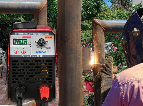 Heavy Duty Arc Welder With Lift TIG Function And Digital IGBT Inverter Beefed Up Duty Cycle Boosted To Forty Percent 185 Amp welding