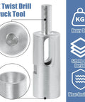 EZ Twist Ties Drill Chuck Tool For Chain Link Fence, Fits 3 Eighths Inch Drills, Works With 9 Gauge And 11 Gauge Fence Ties