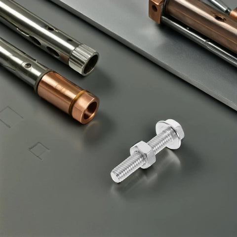 Stainless Steel Hex Socket Screw And Nut Set M6x30 With Flat Washer Included For Outdoor Use Multipurpose Fastener Kit Two Pack