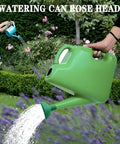 Pro Grade Heavy Duty Watering Can Rose Head Replacement Sprayer Nozzle for Garden Cans shown in outdoor use