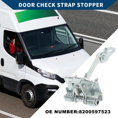Door Check Strap For Master Mk2 Front Car Door Hinges Heavy Duty Wear Resistant Metal with Van Background