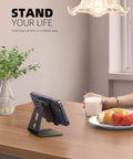 Go-To Adjustable Phone Stand For Desk Universal Cradle Dock For 4-8 Inch Smartphones Including iPhone 17 Through 12 And More