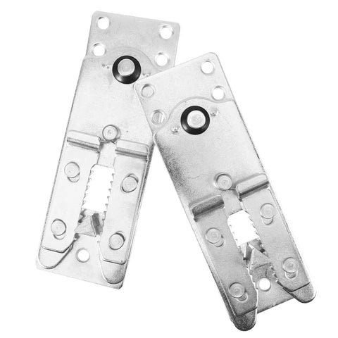 Heavy Duty Sectional Couch Connectors 10 Piece Sofa Screws Locking Hardware Bail On Wobbly Seating iron joint brackets side view