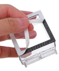 Transparent 2 Inch Button Switch Cover Lock Guard Safety Button Protector for Elevator Power Switches being held