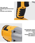 Focket Cordless Metal Shear Heavy Duty Electric Scissors ergonomic anti-slip grip and heat dissipation features for efficient use.