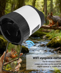 WiFi Telescope Camera Eyepiece 2K HD Video 4MP Sensor App Controlled Digital Eyepiece For 36 To 74 Millimeter Eyepieces Streams Wildlife