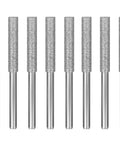 8 Piece Diamond Chainsaw Sharpener Burr Stone Files Set Built Tough For Real Pro Grade Sharpening Power Heavy Duty Titanium Plated