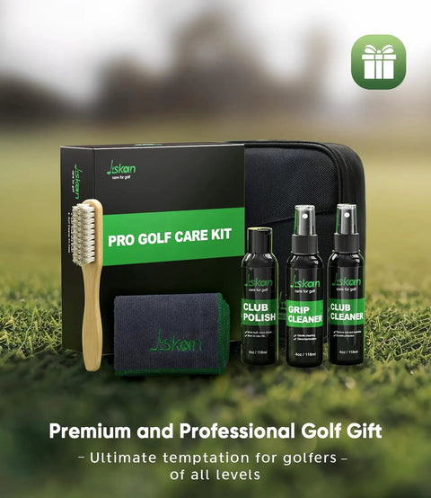 Complete Golf Care Kit System With Grip Cleaner Club Cleaner Club Polish Brush Microfiber Towel And Portable Case Essentials For Men