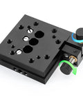 Dual Axis Tilt And Rotation Stage 2.6 Inch Precision Angle Platform with manual 2D adjustment, 65x65 mm for optical alignment