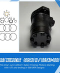 Seal Kit For Char-Lynn 60540 60540-000 101 H Series Buna Seals 008 009 Design shown with hydraulic motor