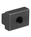 M6 Thread T Slot Nuts Alloy Steel Black Oxide Finish Grade 8.8 For Quick Clamp Fixtures And Furniture; close-up view of nut