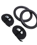 Gymnastic Rings With Straps Heavy Duty Up To Six Hundred Sixty One Lb Load Bearing Workout Equipment For Home Gym Training Multi Function Rings