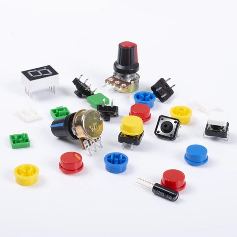 Electronics Component Starter Kit For Arduino And Raspberry Pi With Power Supply Module Jumper Wires Precision Potentiometer