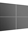Four Piece Twelve By Sixteen Inch Metal Pegboard Panels Built Tough For Your Garage, Workbench And Shop, Modular Wall Mounted Pegboard