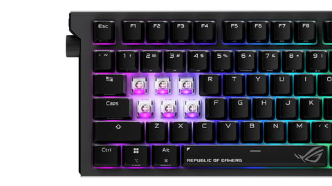 Game Ready 96 Percent Layout Wireless Mechanical Gaming Keyboard Featuring Hot Swappable Switches with RGB lighting and key layout.