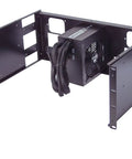 4U Rackmount Panel For ATX PS2 Power Supplies Mounting In 19 Inch Rack Cabinets Heavy Duty 14 Gauge Steel shown partially assembled