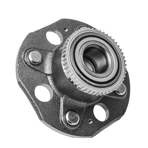 Rear Wheel Bearing And Hub Assembly For Honda Accord 1998 1999 2000 2001 2002 With ABS Four Lug Drop In Replacement And Direct Fit Two Pack