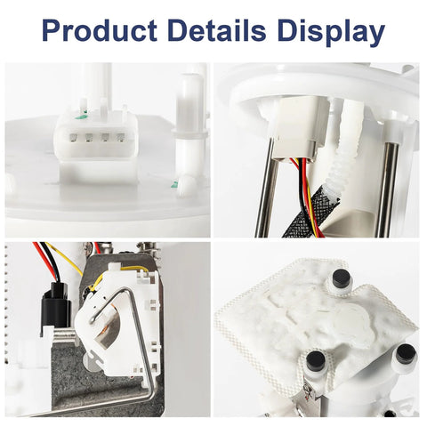 Electric Fuel Pump Assembly With Sending Unit And O Ring For Ford F150 2004 Through 2008 V6 4.2L V8 4.6L 5.4L And Lincoln Mark LT 2006 Through 2008 V8 5.4L Replacement With E2434M And E2441M Drop In Ready product details display.