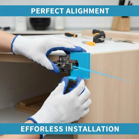 Using the Hinge Jig And Latch Install Kit For Quick Door Install Precise Positioning With Built In Spirit Level DIY Friendly