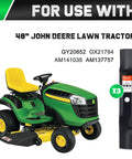 Replacement 7 Star Mounting Pattern Blades For 48 Inch John Deere Deck Mowers And 48 Inch Zero Turn Tractors D160 E160