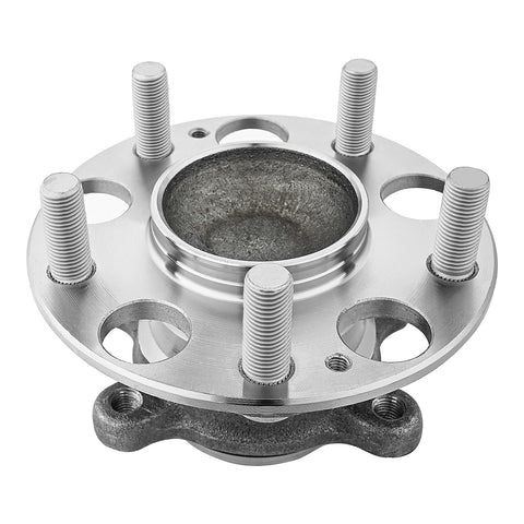 Close-up of Pair Rear Wheel Hub Assembly And Bearing For Honda Civic 2006 2011 EX SI Models And Acura CSX 2006 2011 ABS